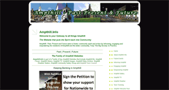 Desktop Screenshot of ampthill.info