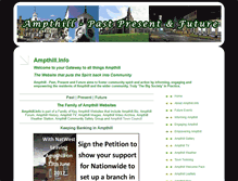 Tablet Screenshot of ampthill.info